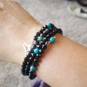 Jay King Jewelry - Authentic Jay King black spinel and turquoise brac Jay King Jewelry - Authentic Jay King black spinel and turquoise brac
